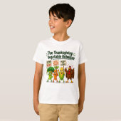 サンクスギビング野菜の反乱 Tシャツ (正面フル)