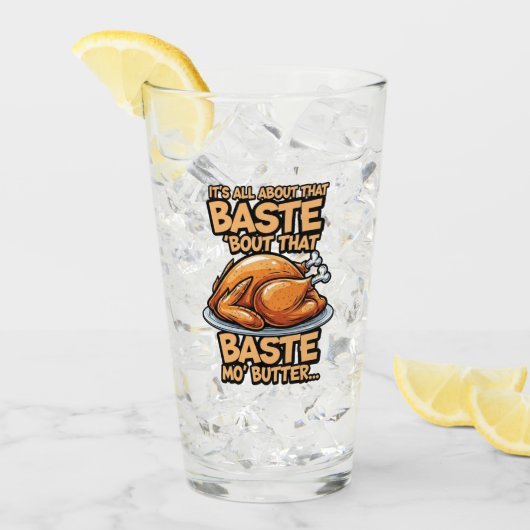 サンクスギビング ガラスカップ タンブラーグラス (アイス正面)