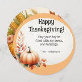 サンクスギビング シーズンカード (正面/裏面)