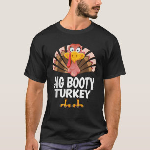 サンクスギビング ビッグブーティターキー マッチングパジャマ Tシャツ