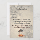 サンクスギビング・フィースト 招待状 (裏面)