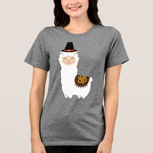 サンクスギビング ラマ トライブレンドTシャツ (正面)