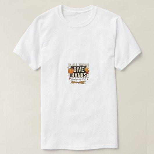 サンクスギビング 2025 Tシャツ (デザイン正面)