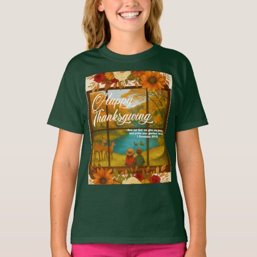 サンクスギビングTシャツ Tシャツ (正面)