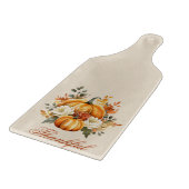 サンクスフルカボチャ&フラワーズ秋 カッティングボード (角)