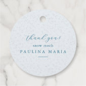 サンクス スノー マッチ ウィンター キンセアニエラ ブルー フェイバータグ (裏面)