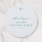 サンクス スノー マッチ ウィンター キンセアニエラ ブルー フェイバータグ (正面)