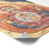 サンクタエインマクラタプリント ポスター (角)