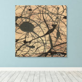 サンクチュアリインスパイア抽象芸術 キャンバスプリント (インサイチュ (ウッドフロア))