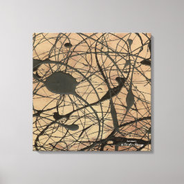 サンクチュアリインスパイア抽象芸術 キャンバスプリント