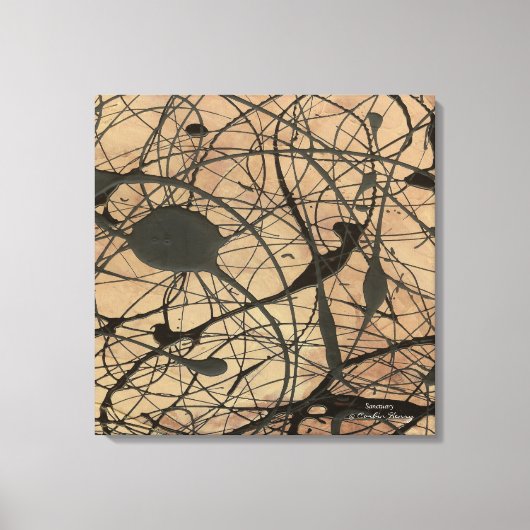 サンクチュアリインスパイア抽象芸術 キャンバスプリント (正面)