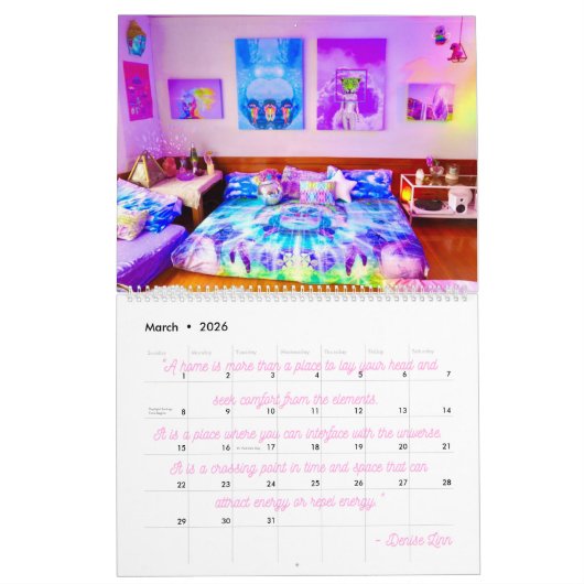 サンクチュアリスタイル2021カレンダーby the宇宙クイーン カレンダー (3月 2026)