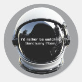 サンクチュアリ・ムーンステッカーを見たいな ラウンドシール (正面)