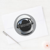 サンクチュアリ・ムーンステッカーを見たいな ラウンドシール (封筒)