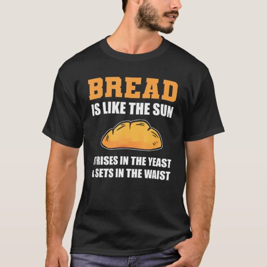 サンクッキーメーカーのようなパン Tシャツ (正面)