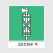 サンクトガレンのカントン国旗 シール (シート)