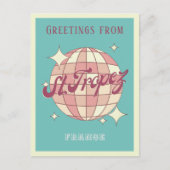 サンクトサントロペスフランスレトロポストカード ポストカード (正面)