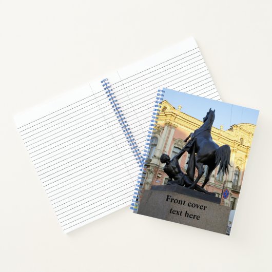 サンクトペテルブルクのアニチコフ橋を彫刻 ノートブック (内部)