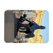 サンクトペテルブルクのアニチコフ橋を彫刻 マグネット (横)