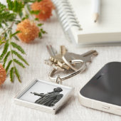 サンクトペテルブルクのアレクサンドル・プシュキン像 キーホルダー (側面)