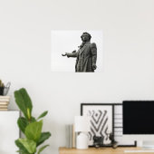 サンクトペテルブルクのアレクサンドル・プシュキン像 ポスター (ホームオフィス)