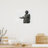 サンクトペテルブルクのアレクサンドル・プシュキン像 ポスター (キッチン)