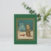 サンクトペテルブルクのサンクセニア祈りの言葉カード ポストカード (スタンド正面)