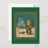 サンクトペテルブルクのサンクセニア祈りの言葉カード ポストカード (正面/裏面)