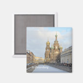 サンクトペテルブルクの救世主の教会 マグネット (正面/裏面)