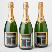 サンクトペテルブルクの窓 スパークリングワインラベル (ボトル)