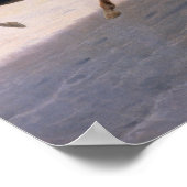 サンクトペテルブルクの通り上のトロイカ, 1850年代 ポスター (角)