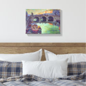 サンクトペテルブルクロシアのの見解 キャンバスプリント (インサイチュ (寝室))