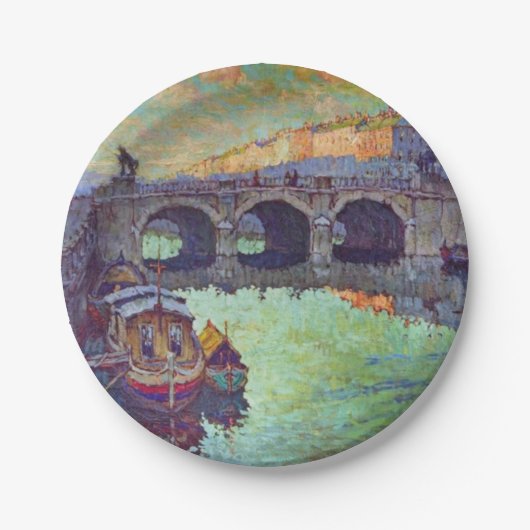 サンクトペテルブルクロシアのの見解 ペーパープレート (正面)