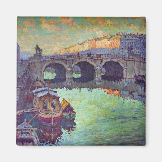 サンクトペテルブルクロシアのの見解 マグネット (正面)