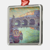 サンクトペテルブルクロシアのの見解 メタルオーナメント (左)