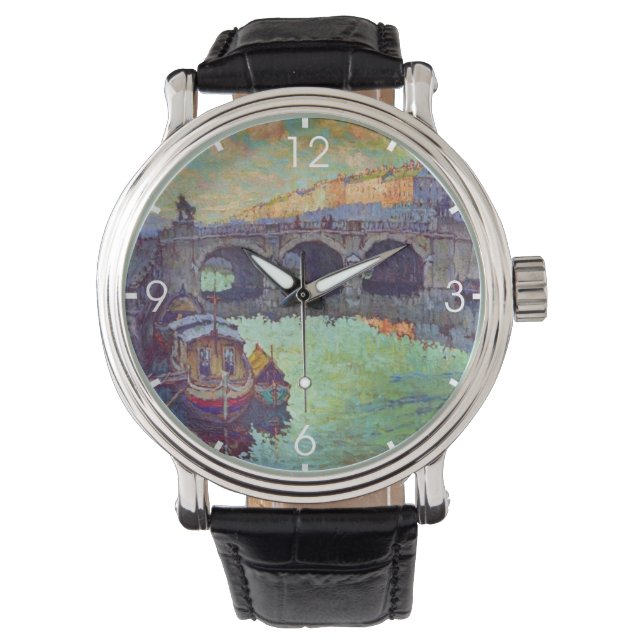 サンクトペテルブルクロシアのの見解 腕時計 (正面)