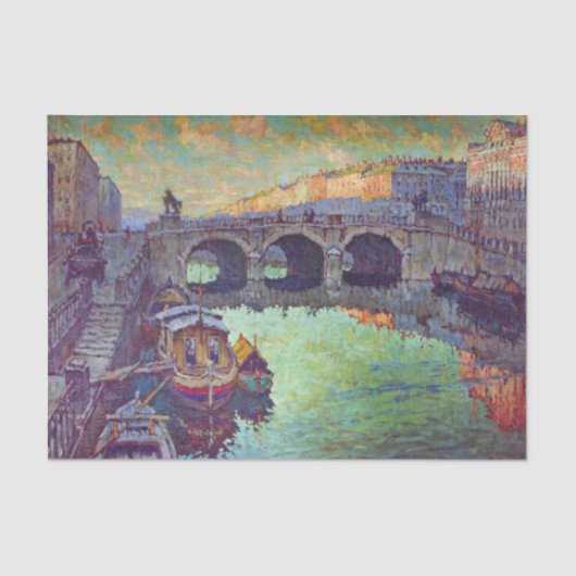 サンクトペテルブルクロシアのの見解 薄葉紙 (正面)