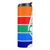 サンクトペテルブルク国旗を持つサーマルタンブラー タンブラー (回転左)