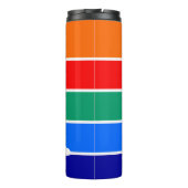 サンクトペテルブルク国旗を持つサーマルタンブラー タンブラー (裏面)