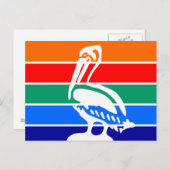 サンクトペテルブルク国旗を掲げたはがき ポストカード (正面/裏面)