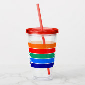 サンクトペテルブルク国旗を掲げたアクリル製タンブラー アクリルタンブラー (左)