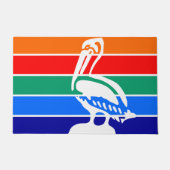 サンクトペテルブルク国旗を掲げたドアマット ドアマット (正面)