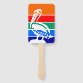 サンクトペテルブルク国旗を掲げたハンドファンのセット ハンドファン (裏面)