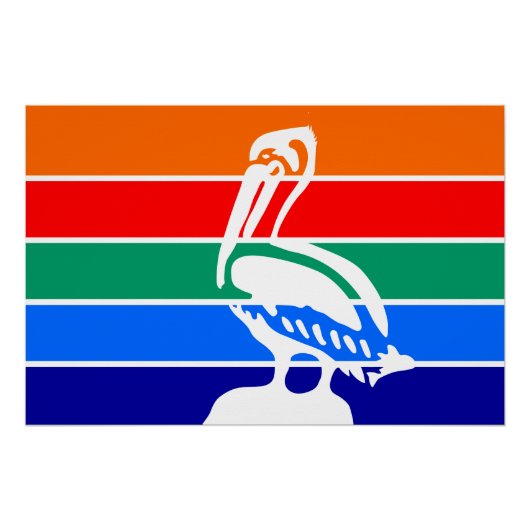 サンクトペテルブルク国旗を掲げた愛国的な壁のポスター ポスター (正面)