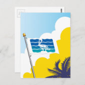 サンクトペテルブルク州フロリダ州旗 ポストカード (正面/裏面)