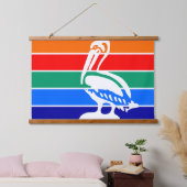 サンクトペテルブルク州旗と壁のタペストリー 吊り下げ型タペストリー (寝室)