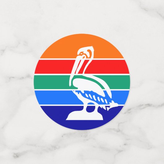 サンクトペテルブルク州旗を持つテーブル紙吹雪 コンフェッティ (スモール正面)