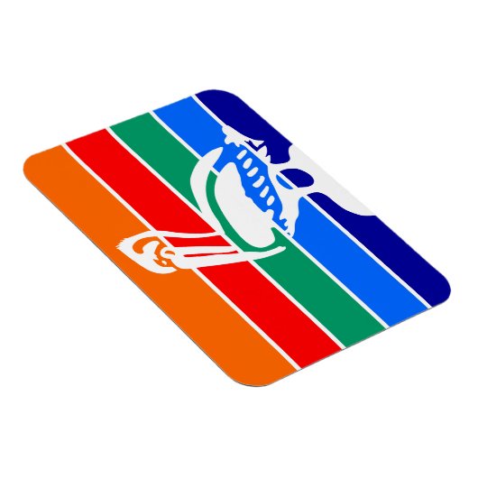 サンクトペテルブルク州旗を持つフレキシブルな写真磁石 マグネット (右側)