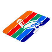 サンクトペテルブルク州旗を持つフレキシブルな写真磁石 マグネット (左側)