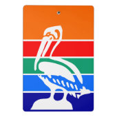 サンクトペテルブルク州旗を持つミニクリップボード ミニクリップボード (裏面)